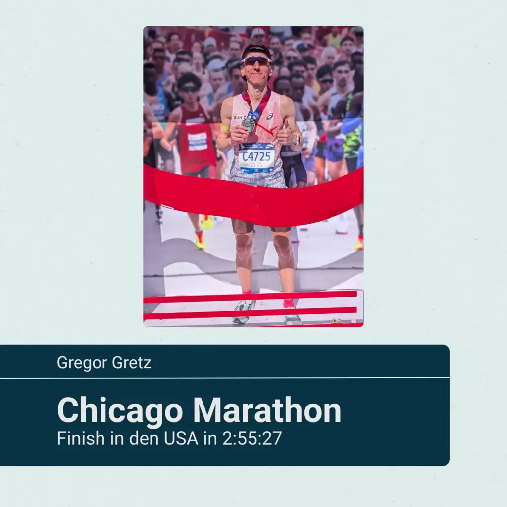 Gregor beim Chicago Marathon - Ausdauer-Monitoring in Datico Sport & Health
