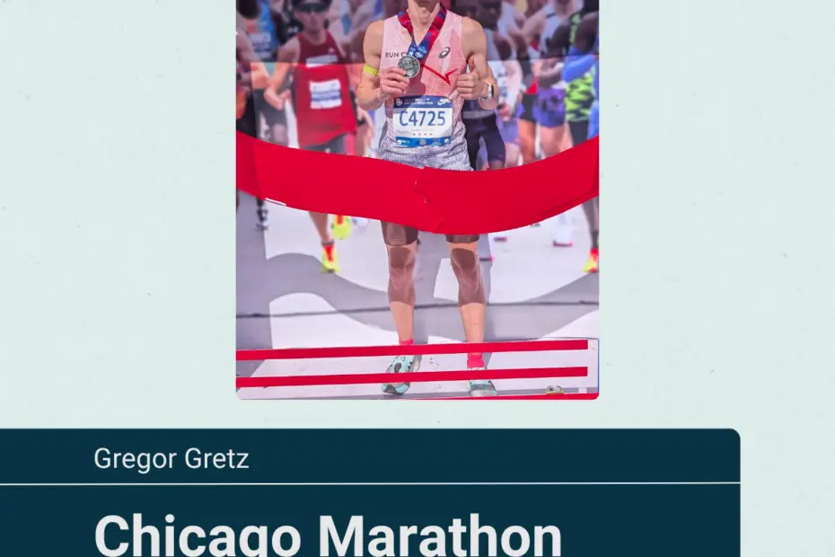Gregor beim Chicago Marathon - Ausdauer-Monitoring in Datico Sport & Health